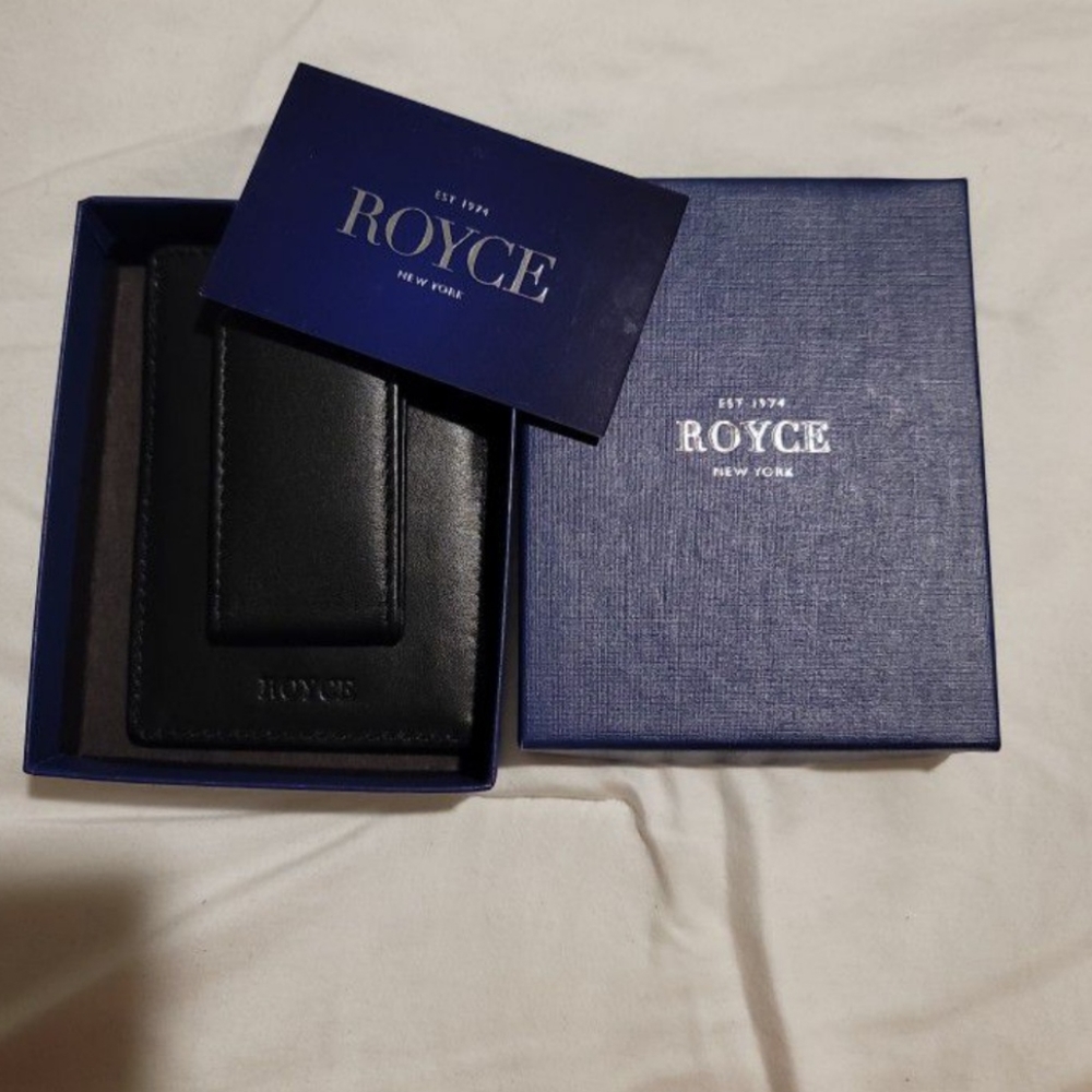 Royce New York slim minimalist wallet